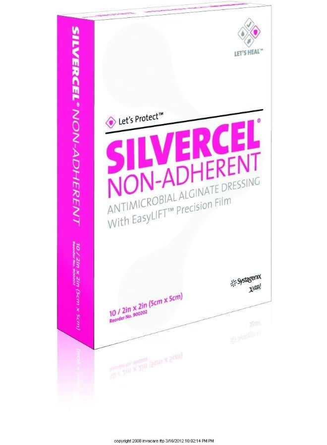 Silvercel Non-Adherent Dressing Silvercel Non-Adh Dsg 2X2